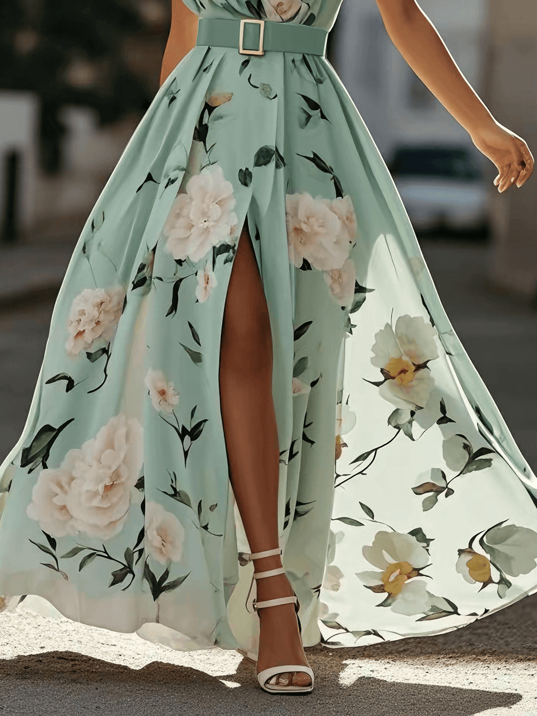 Amelie – Schulterfreies Maxikleid – Bild 5
