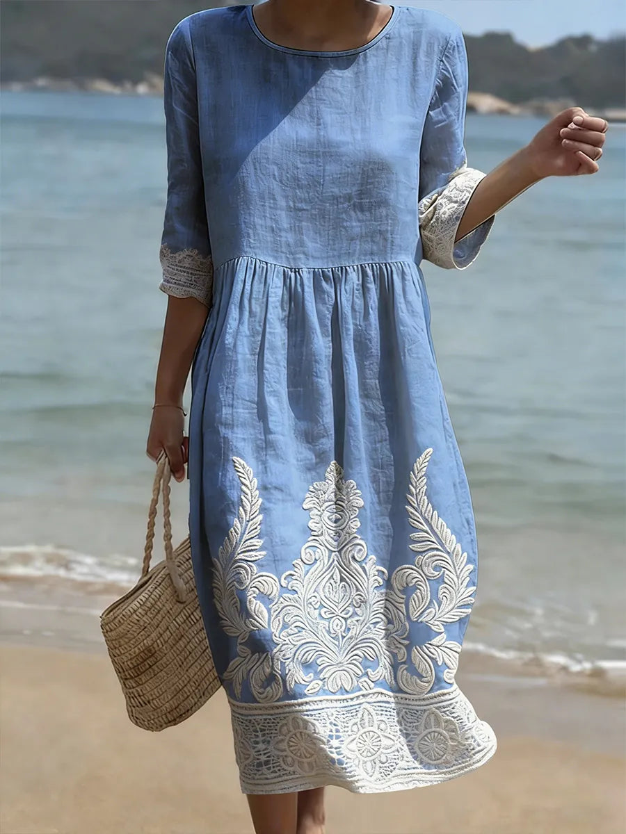 Carina – Geblümtes Strandkleid – Bild 1