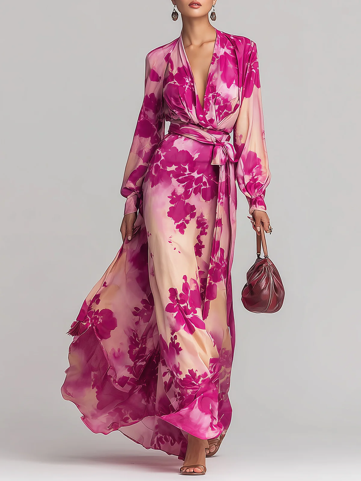 Annika – Maxikleid mit Gürtel – Bild 1