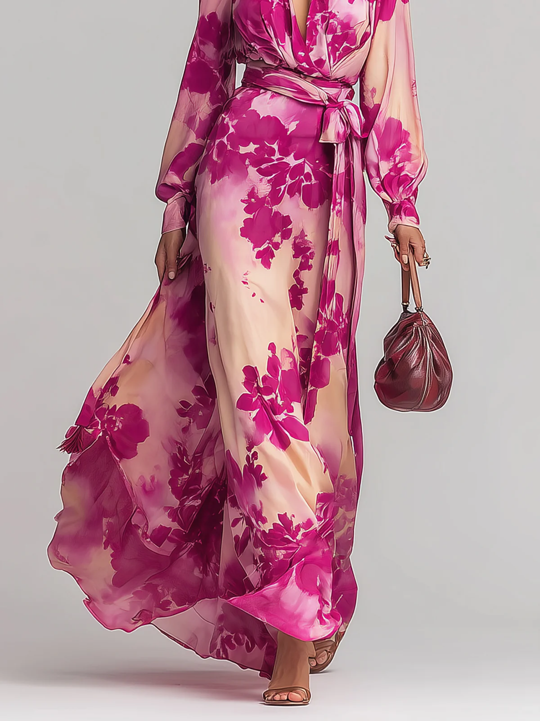Annika – Maxikleid mit Gürtel – Bild 4