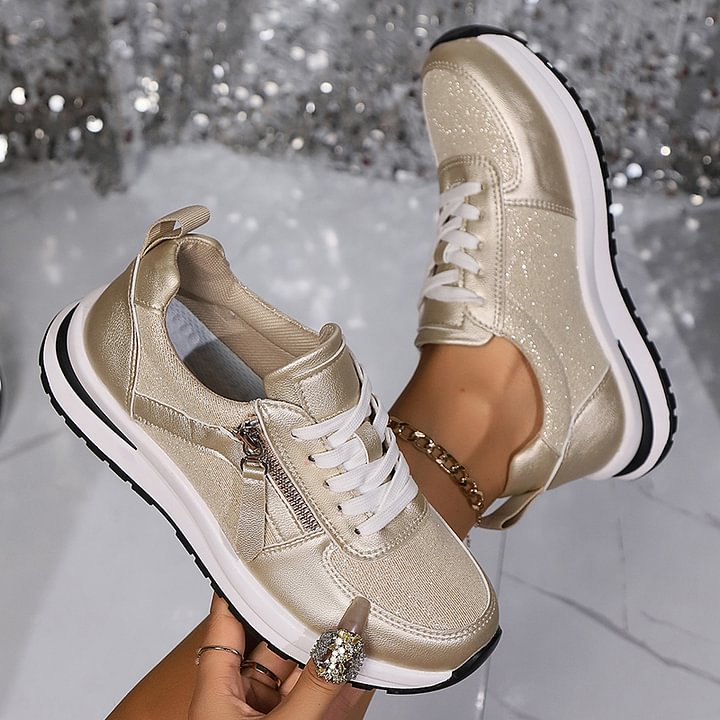 Ashlyn – Glänzende Komfort-Sneaker – Bild 2