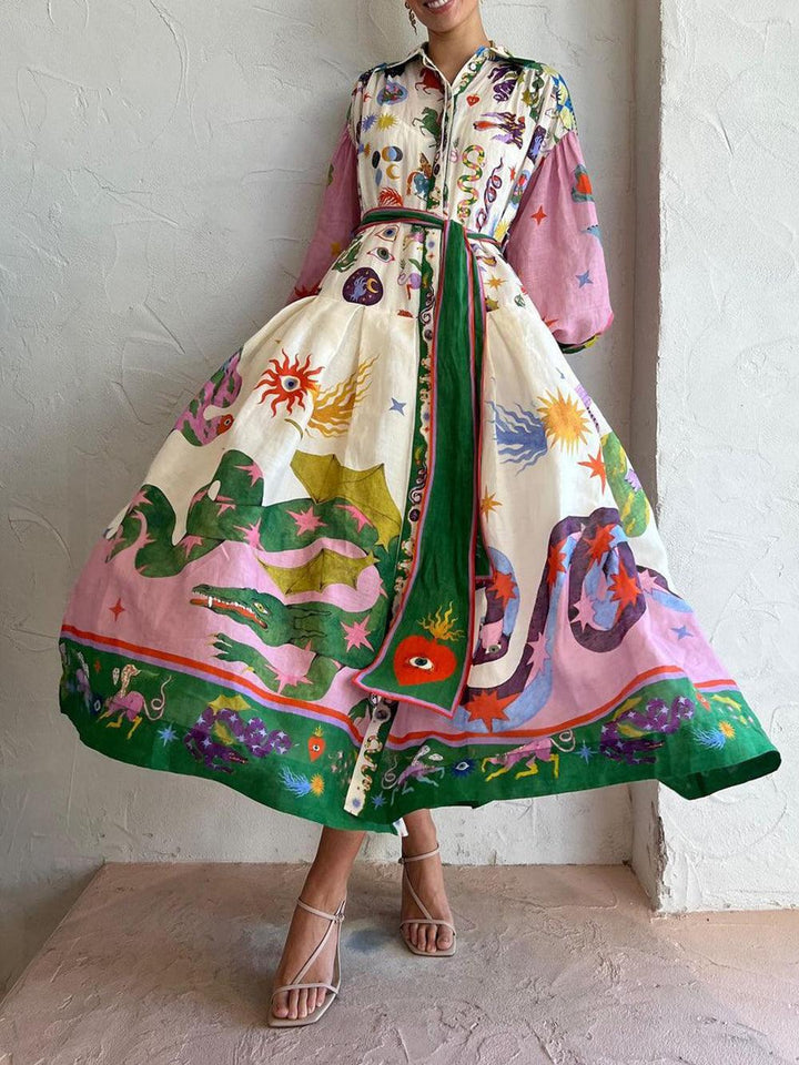 Barbara – Luftiges Plisseekleid – Bild 1