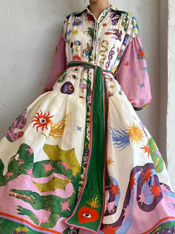 Barbara – Luftiges Plisseekleid – Bild 4