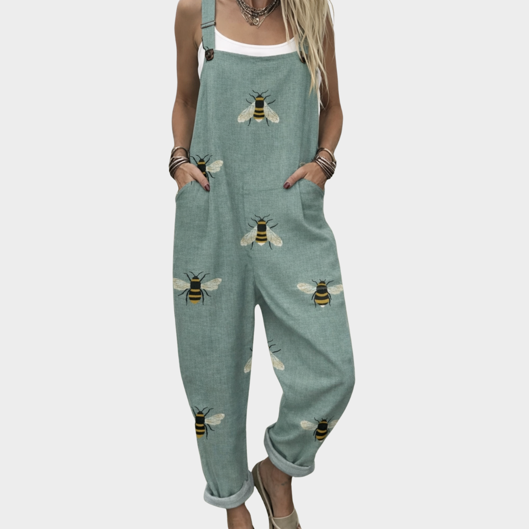 Carina – Bedruckte Latzhose – Bild 1
