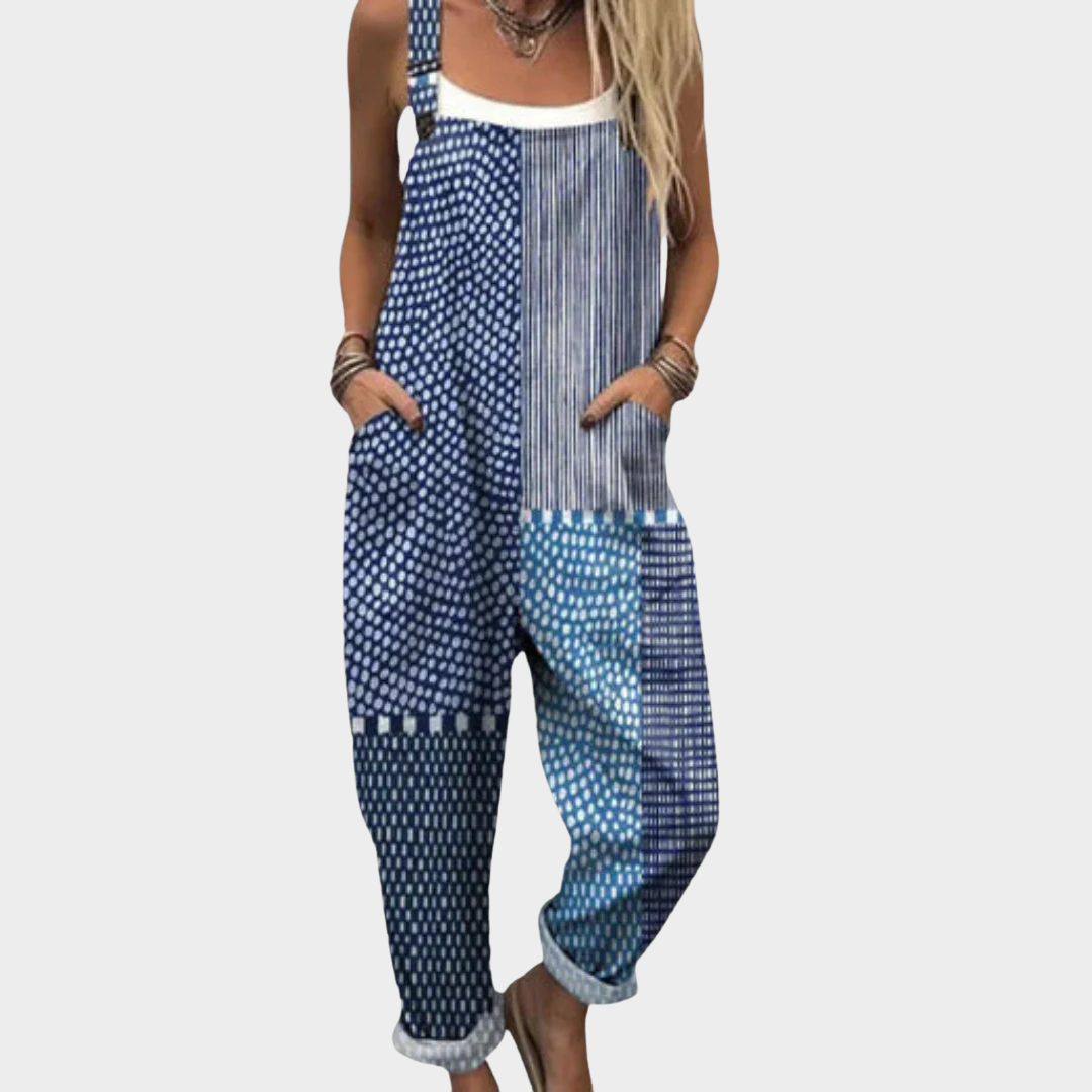 Imke – Latzhose in Blau – Bild 1