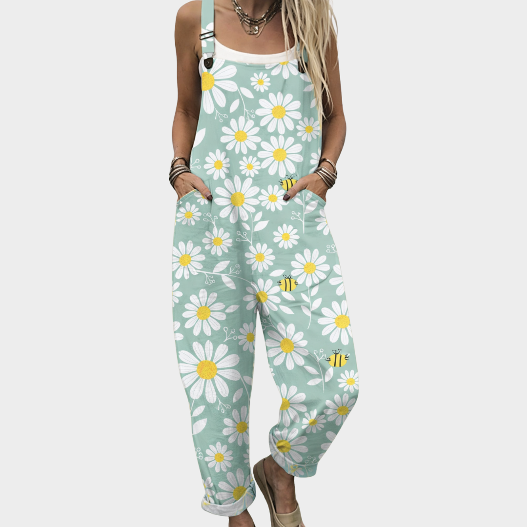 Valerie – Bedruckte Latzhose – Bild 1