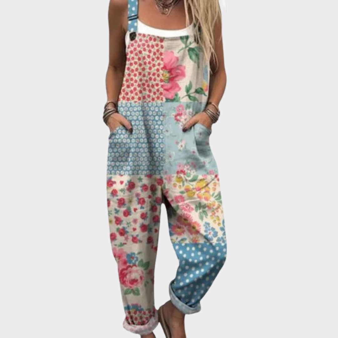 Talea – Gemusterte Latzhose – Bild 1