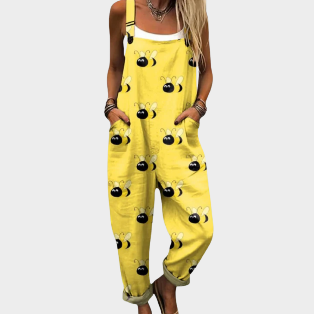 Bettina – Latzhose mit Muster – Bild 1