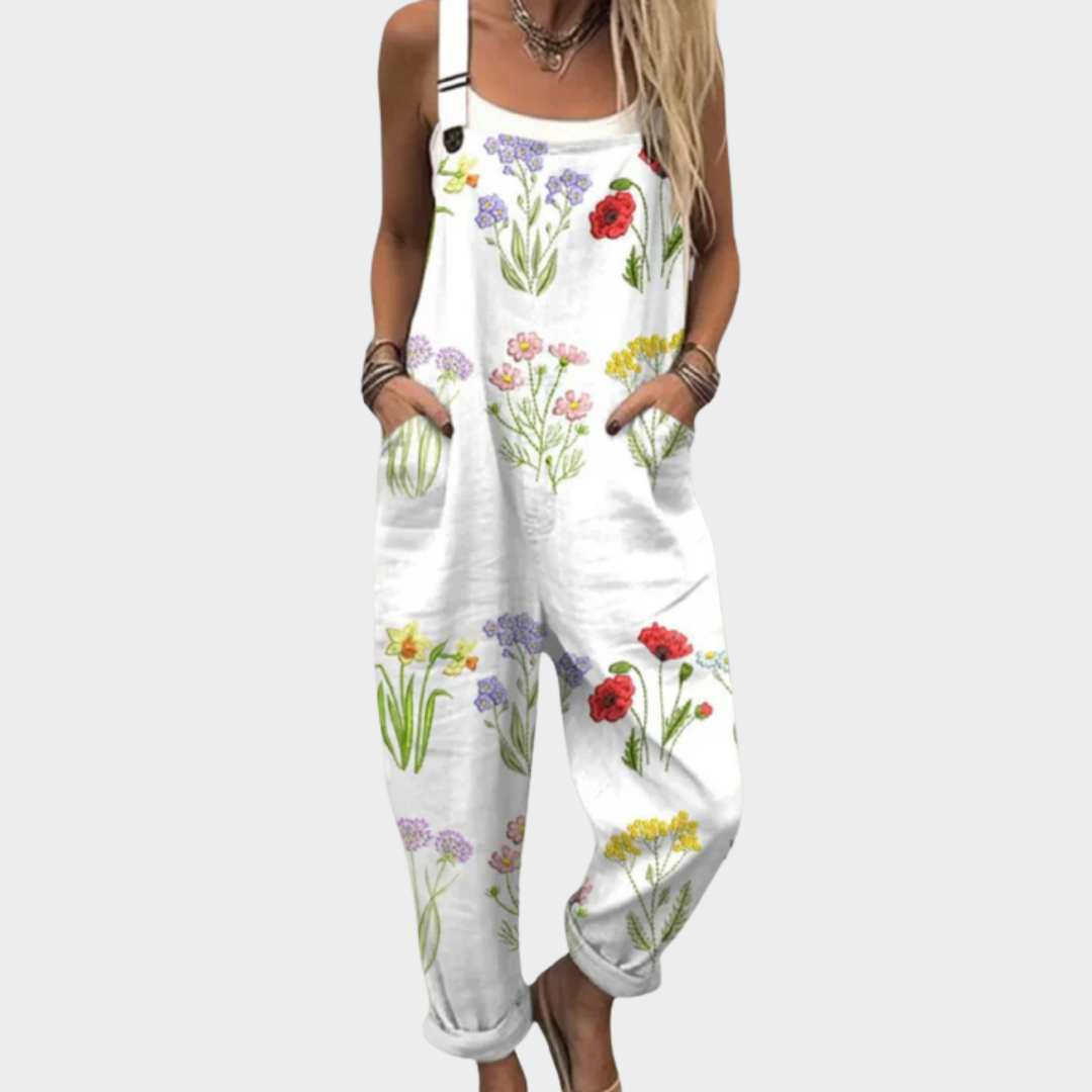 Nele – Gemusterte Sommerlatzhose – Bild 1