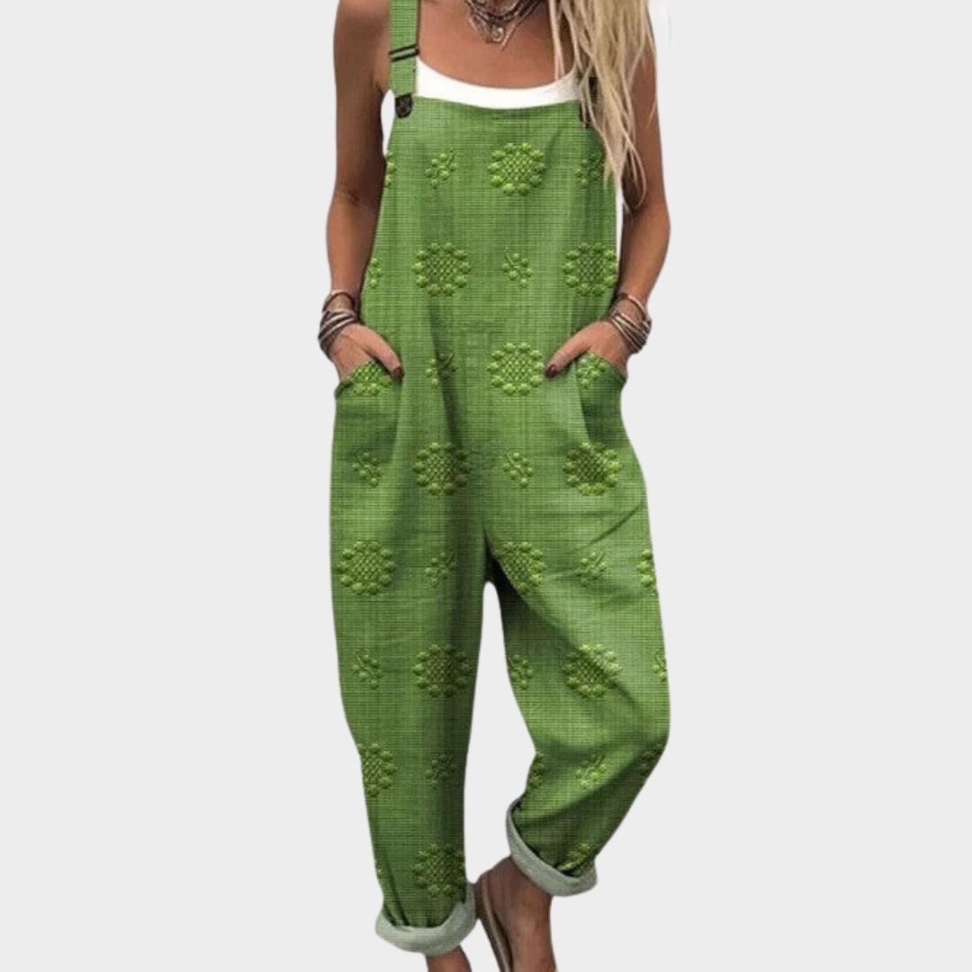 Henrike – Latzhose mit Print – Bild 1
