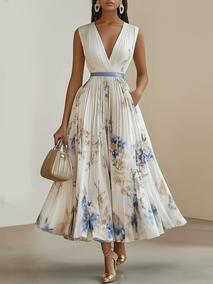 Birgit – Plissiertes Midikleid – Bild 1