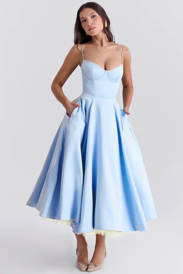Britta – Edles Midikleid – Bild 3