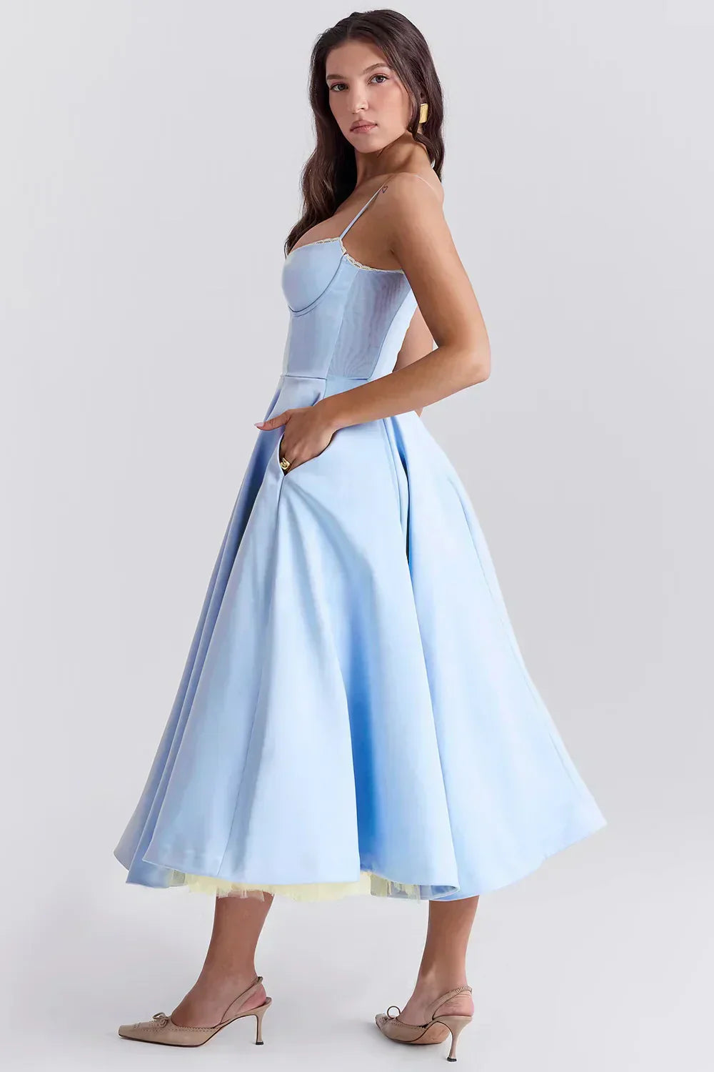 Britta – Edles Midikleid – Bild 4