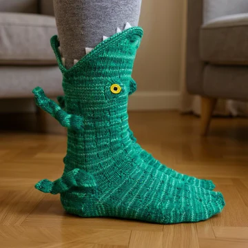 Catarina - Krokodil-Socken – Bild 1
