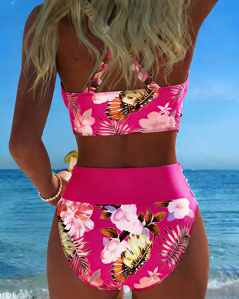 Valerie – Blumenbikini mit Schlitz – Bild 15