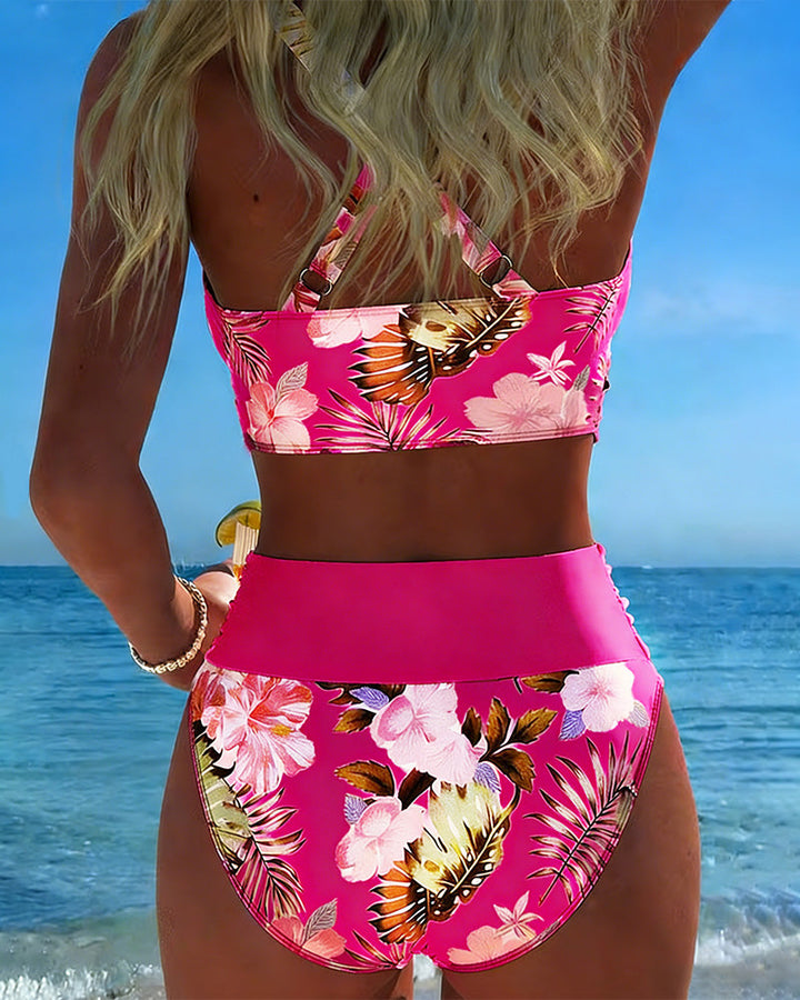 Valerie – Blumenbikini mit Schlitz – Bild 15