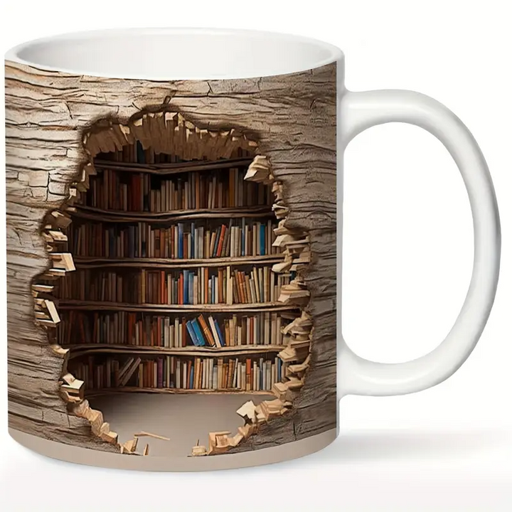 Charmante Bibliotheks-Tasse mit Wärmeaktivierung – Bild 3