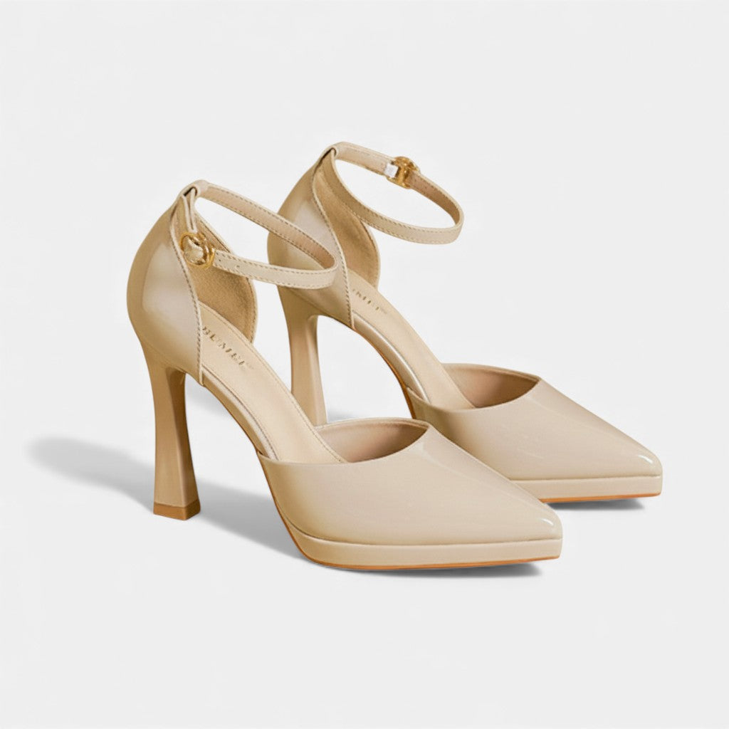 Decollete – Klassische Pumps in Lederoptik – Bild 6
