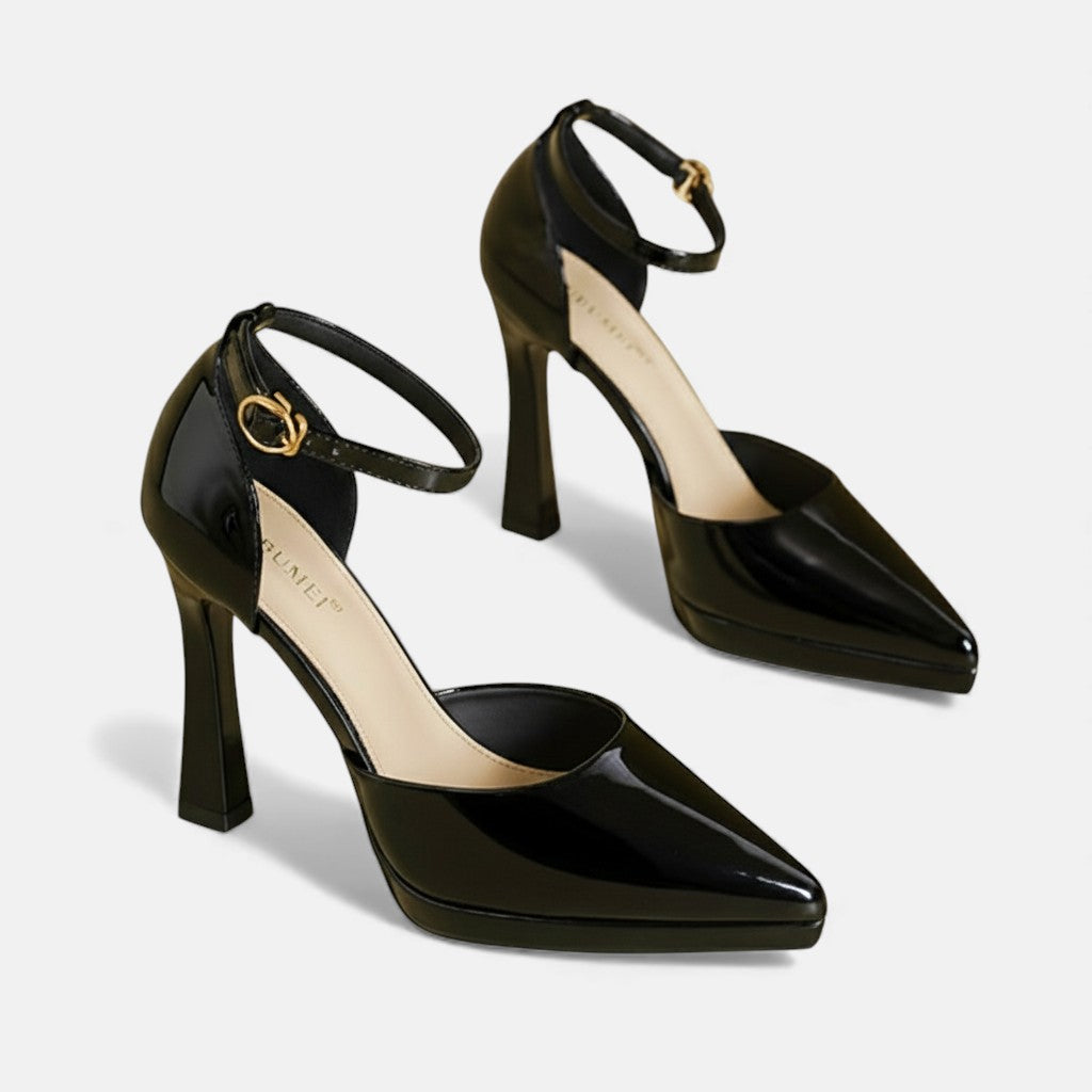 Decollete – Klassische Pumps in Lederoptik – Bild 11