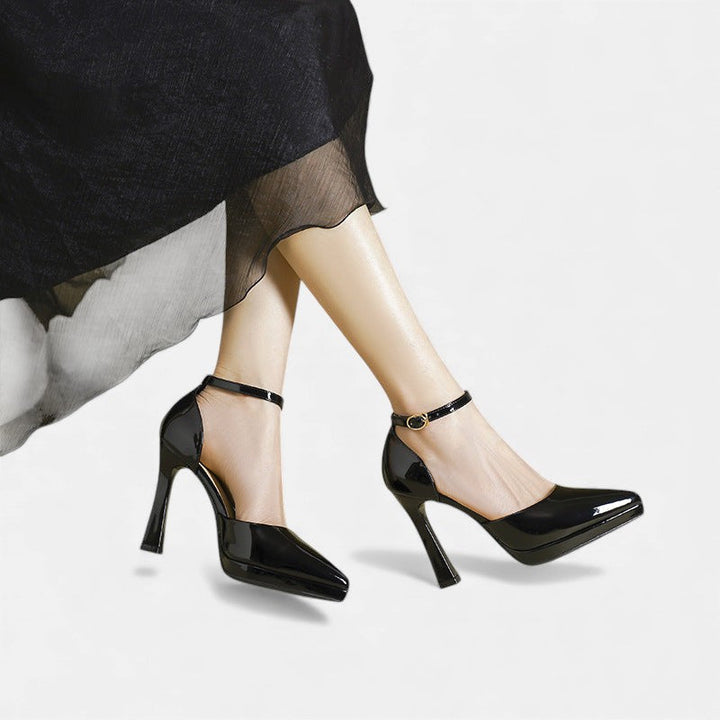 Decollete – Klassische Pumps in Lederoptik – Bild 15