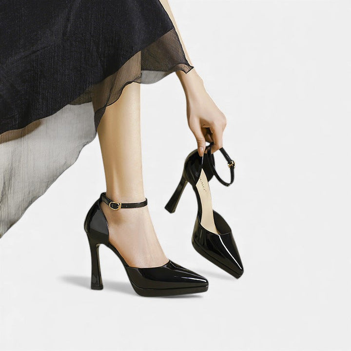 Decollete – Klassische Pumps in Lederoptik – Bild 16