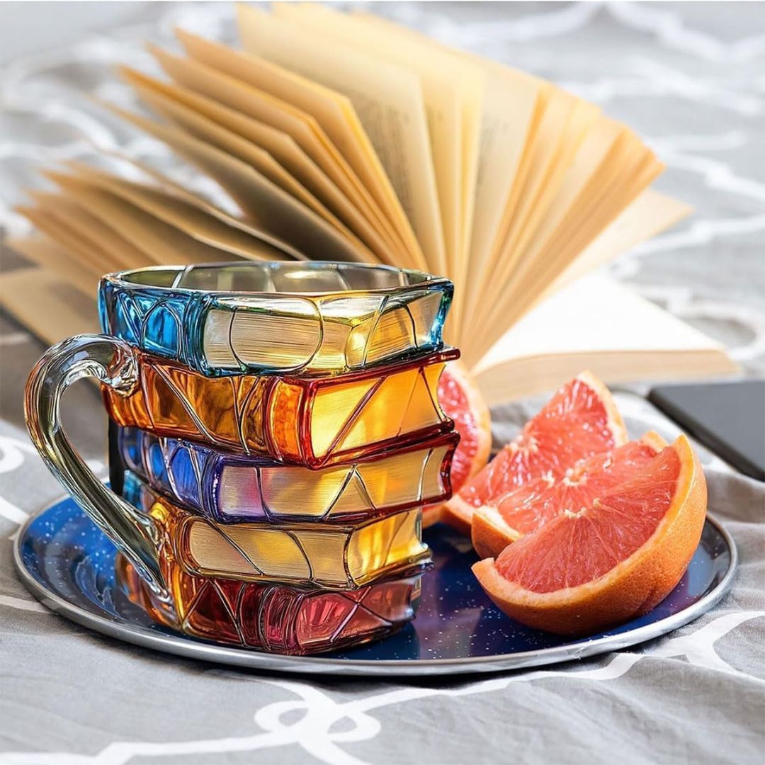 Einzigartige 3D-Tasse für Literaturfreunde – Bild 3