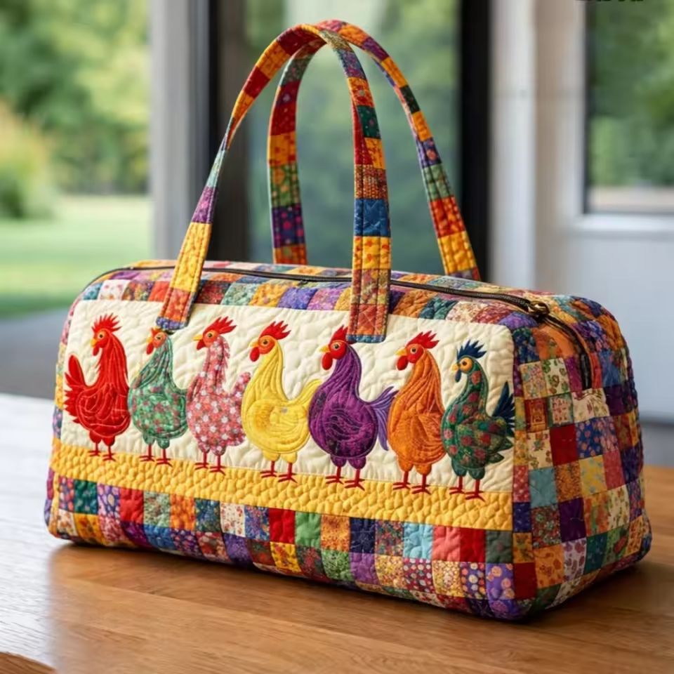 Elise | Handgemachte weiche Reisetasche – Bild 1