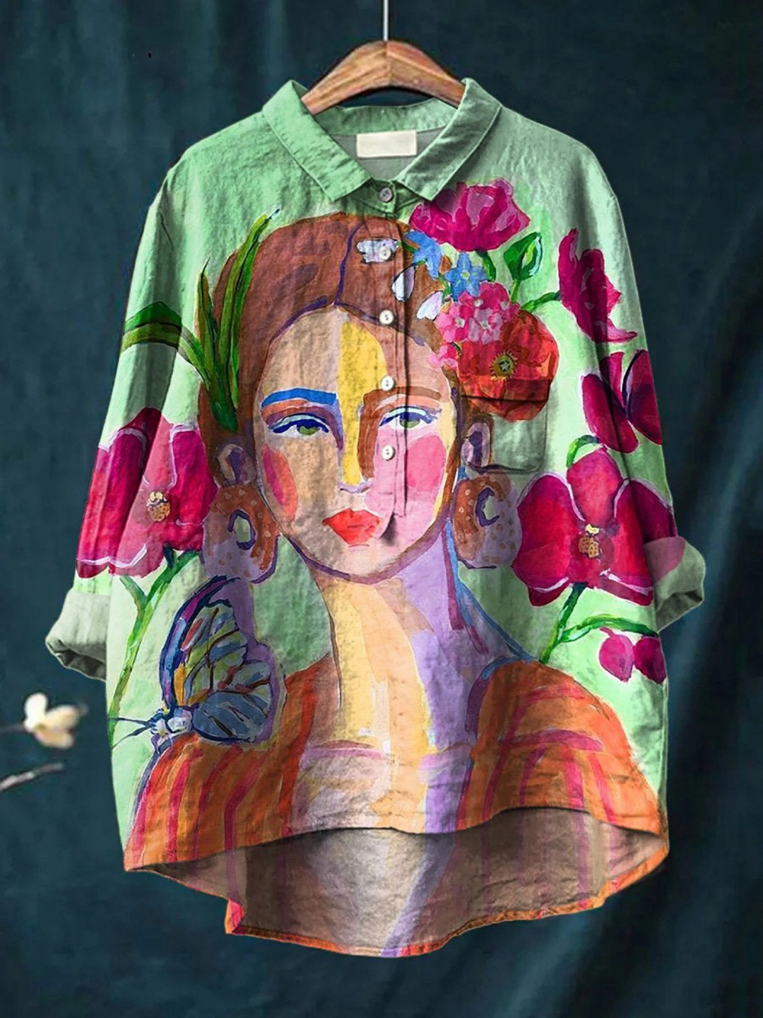 Elisa – Kunstvolles Porträtshirt – Bild 1