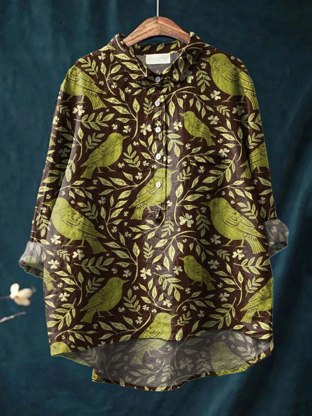 Fenja – Nostalgisches Blütenshirt – Bild 1