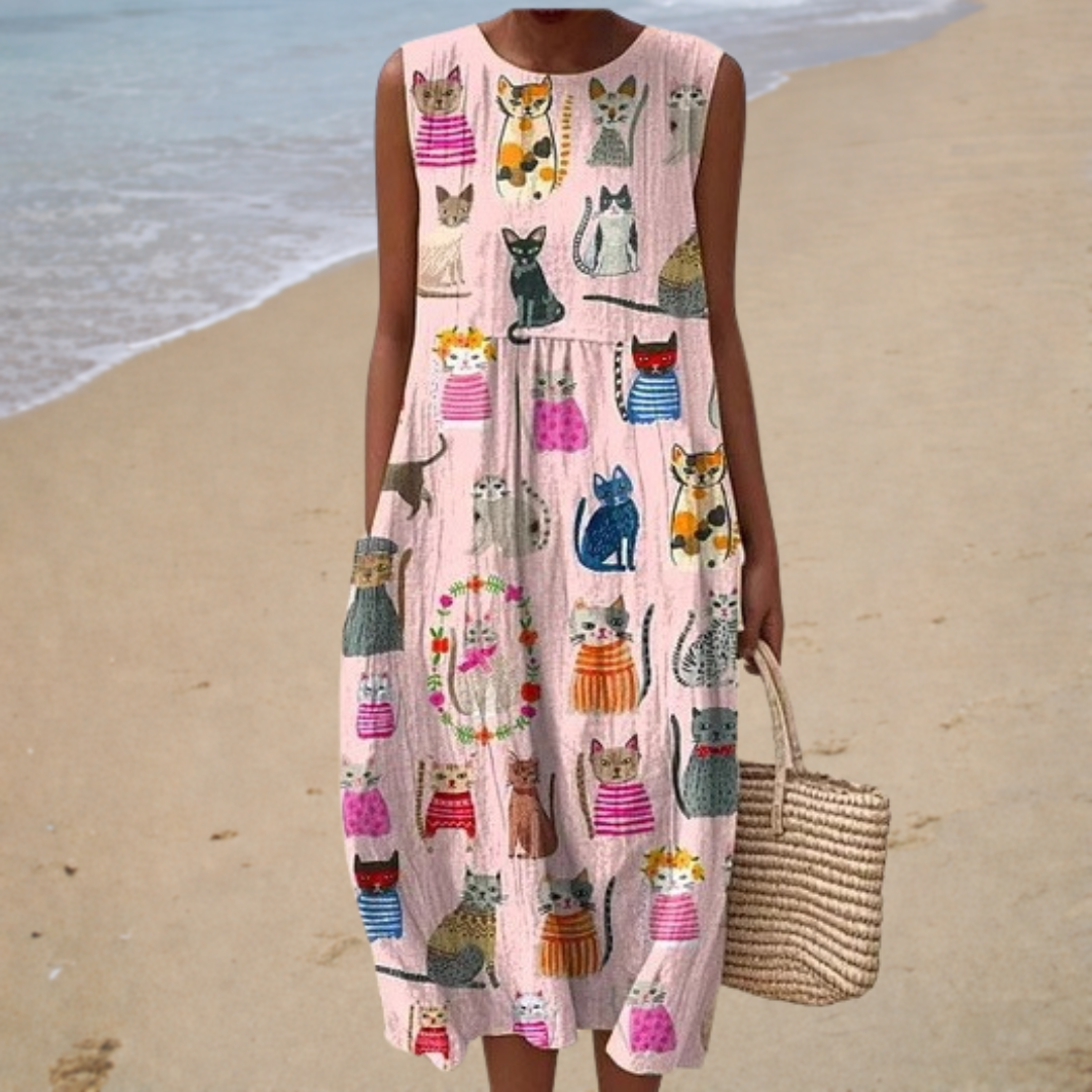 Ariane – Sommerkleid ohne Ärmel – Bild 1