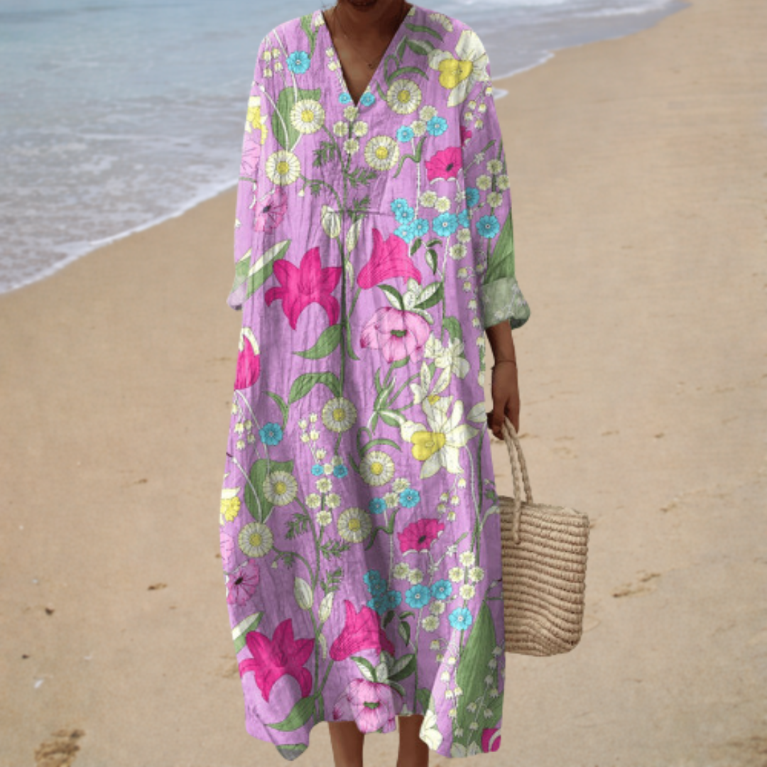 Almira – Gemustertes Sommerkleid – Bild 1