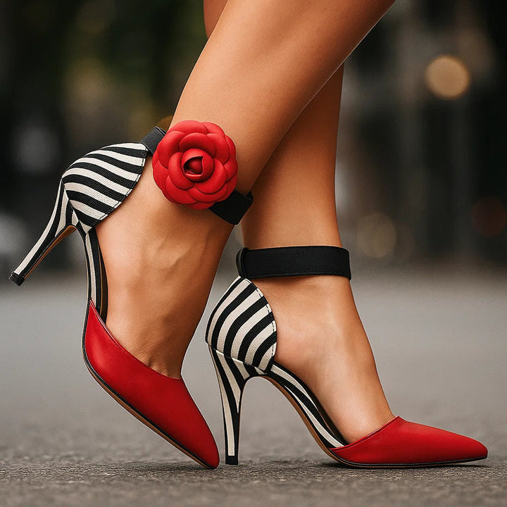 Josefine – Florale Pumps – Bild 3