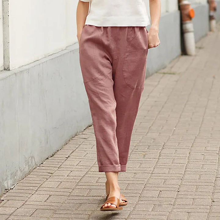 Viktoria – Weite Hose mit Taschen – Bild 6
