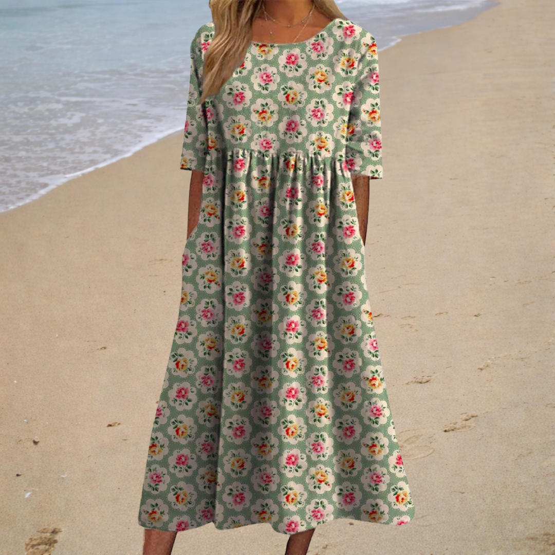 Inga – Fließendes Maxikleid – Bild 2