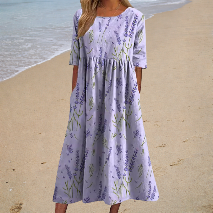 Inga – Fließendes Maxikleid – Bild 3