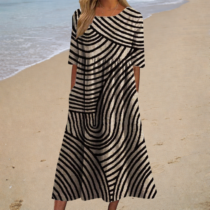 Inga – Fließendes Maxikleid – Bild 4