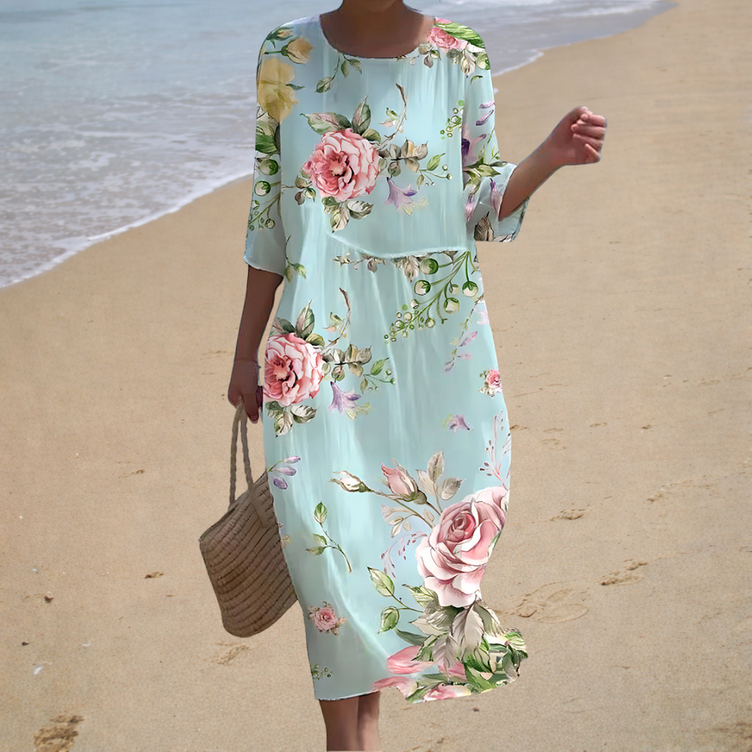 Hilke – Langes fließendes Sommerkleid – Bild 1