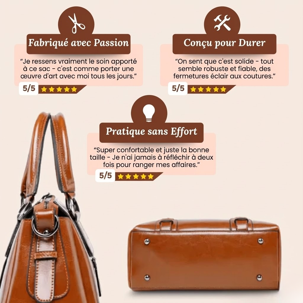 Talea – Glänzende Schultertasche – Bild 6