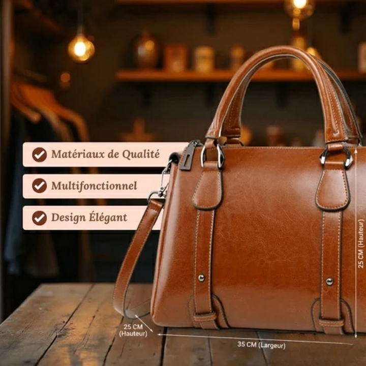 Talea – Glänzende Schultertasche – Bild 7