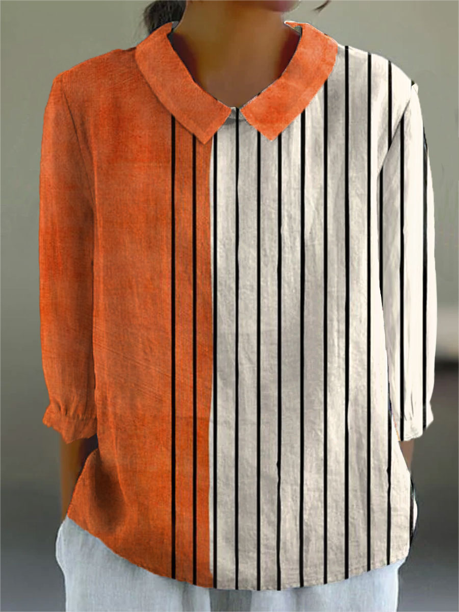 Ariane – Bluse mit Kunstprint – Bild 1