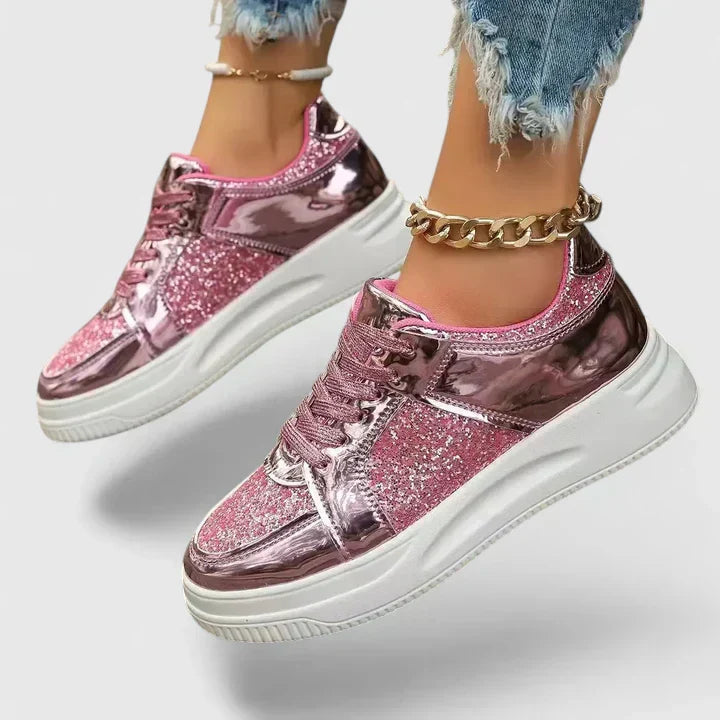 Faynelle – Glanzvolle Damen-Sneaker – Bild 2
