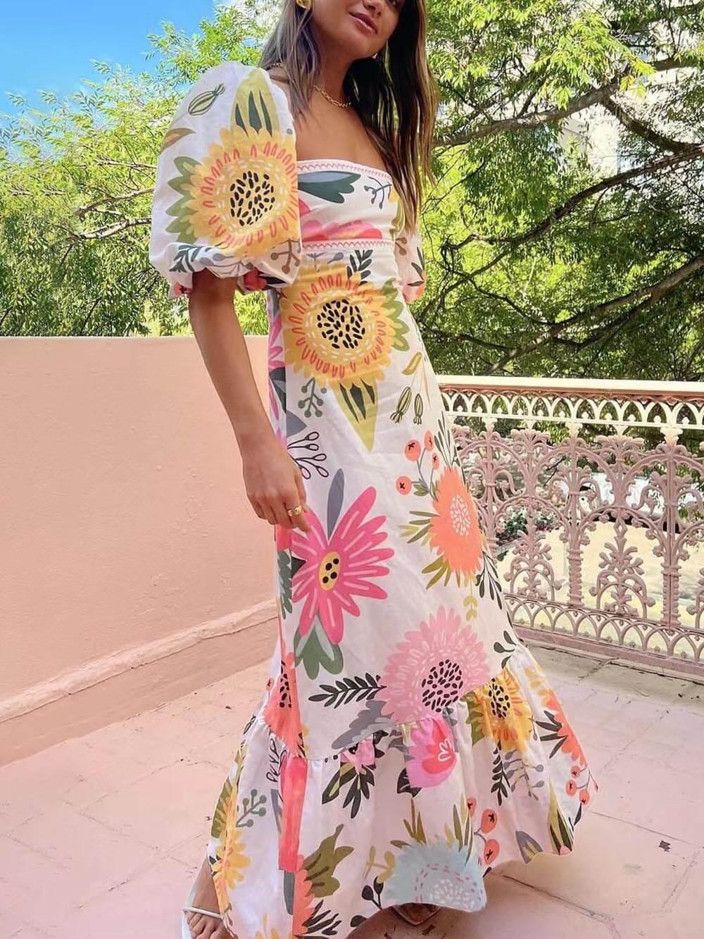 Felicitas – Sommerliches Maxikleid – Bild 2