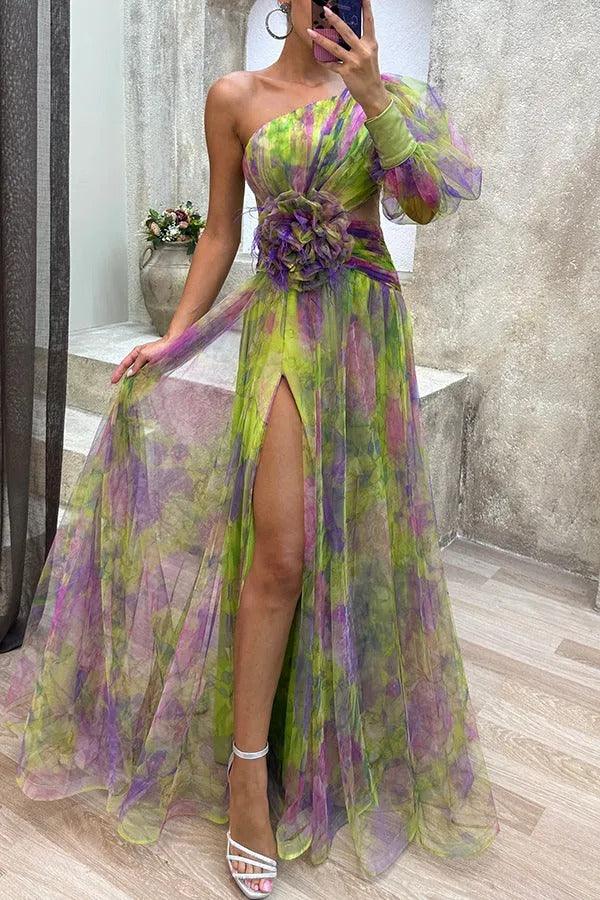 Franziska – Plissiertes Maxikleid – Bild 1