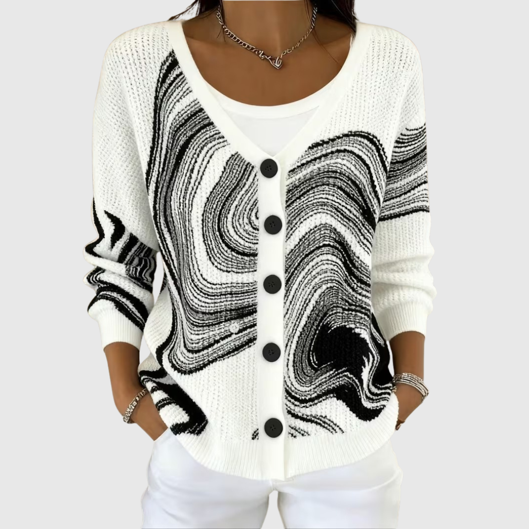 Lena – Lässiger Cardigan mit Knöpfen – Bild 1