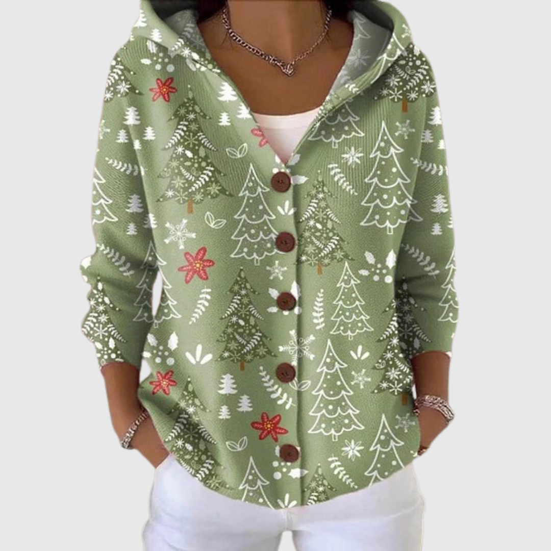 Martha – Wohliger Kapuzen-Strickcardigan – Bild 1