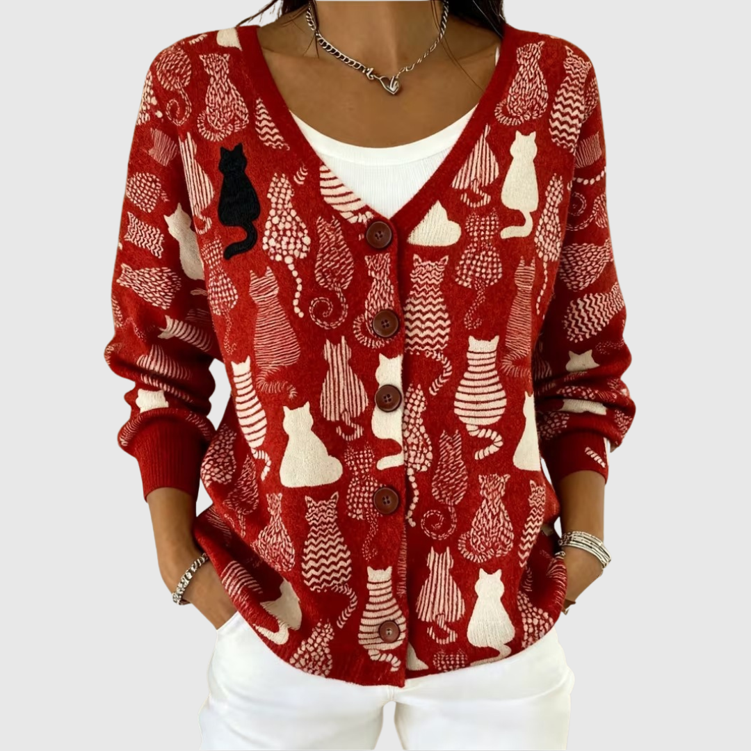 Alina – Sanfter geknöpfter Cardigan – Bild 1