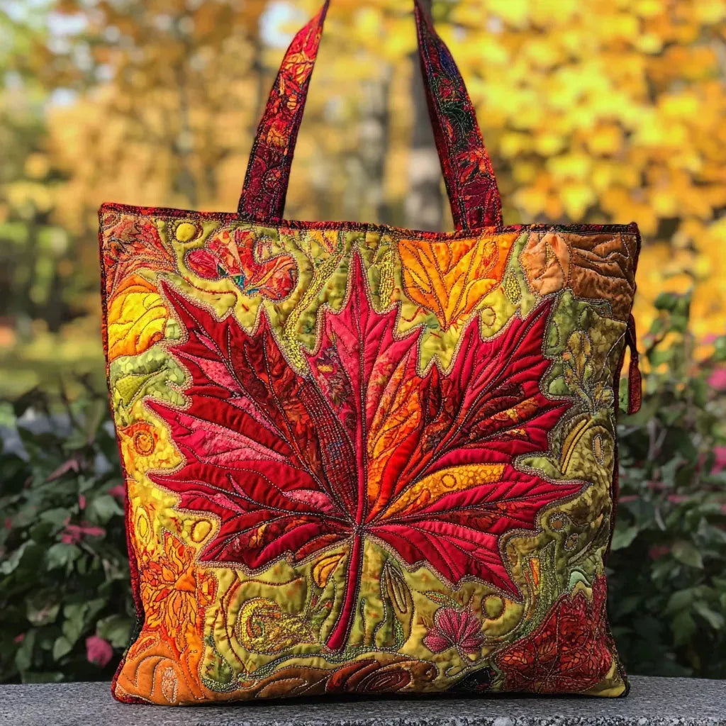 Handgefertigte Ahorn-Tote-Bag Sonnenuntergang – Bild 1
