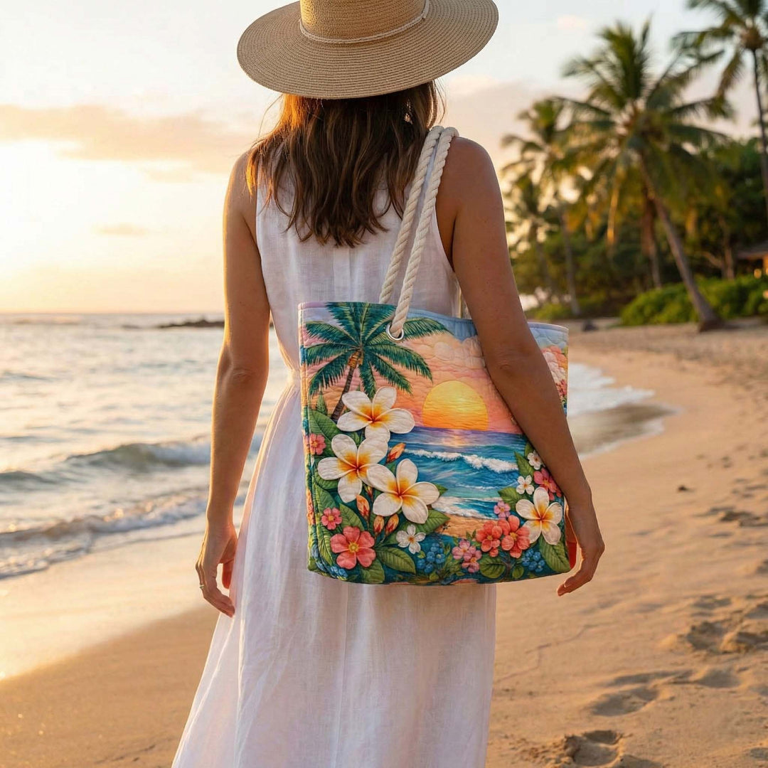 Handgefertigte Strandtasche | Tropische Brise – Bild 1