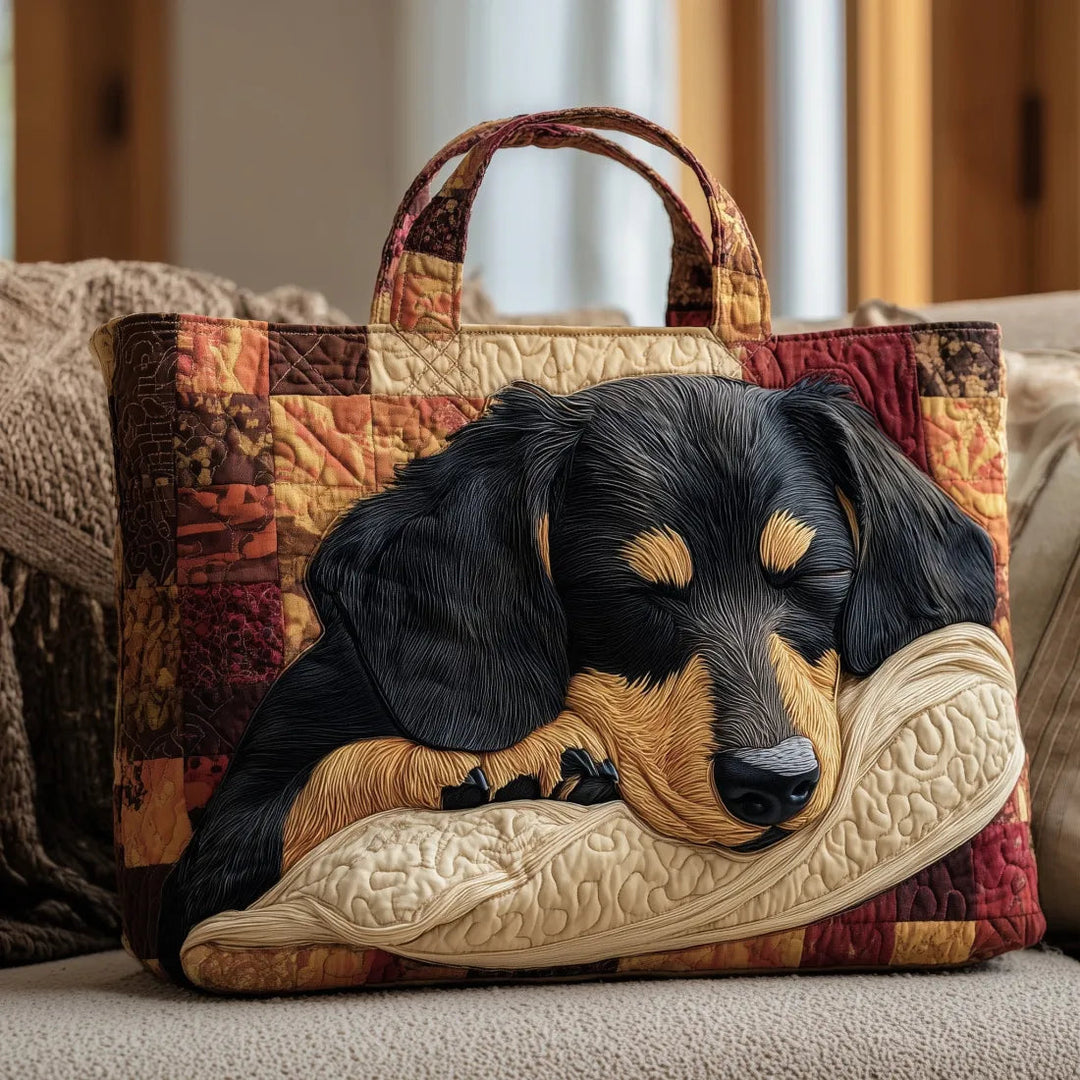 Handgemachte Dackel Tasche – Bild 1