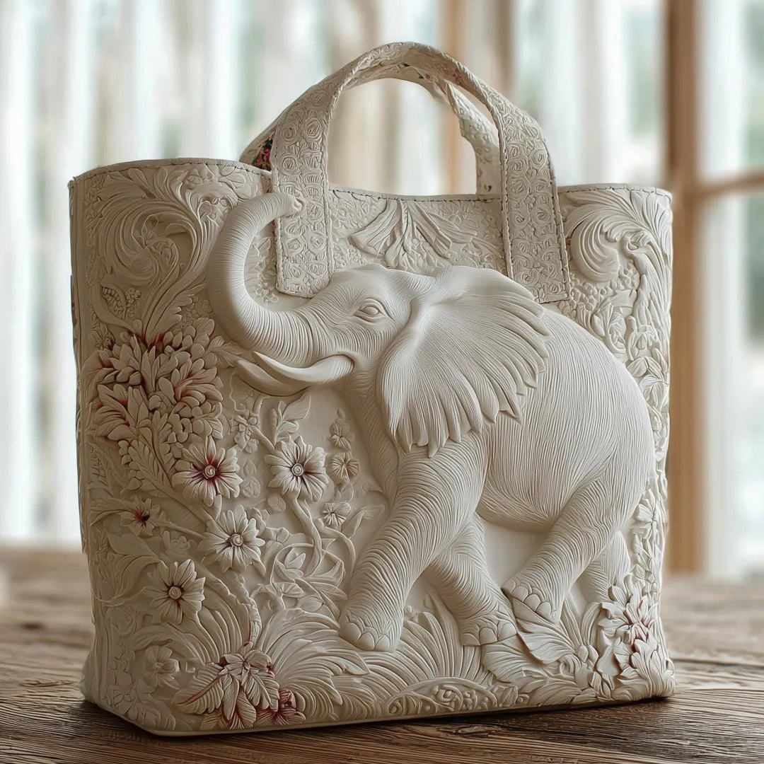 Handgemachte Elefanten Tasche – Bild 1